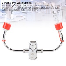 ›Faucet Mounted Eyewash Station Emergency Eye Wash Unit With Cover M24 M22 M20