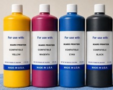 PREMIUM COMPATIBLE INK REFILL KIARO QL-120D BULK INK REFILL 4,000ML C-Y-M-K