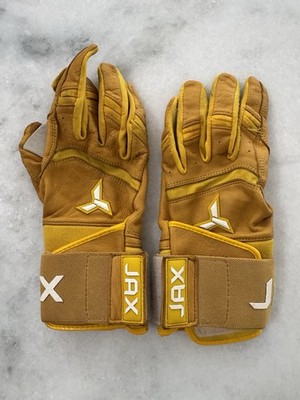 Jax Batting Gloves | Standout Yellow | Strap Cuff/YL