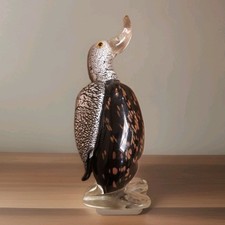 SCULTURA IN VETRO ARTISTICO Di MURANO ANATRA