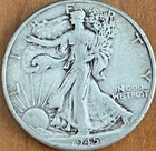 1945-P Walking Liberty Half Dollar 90% Silver