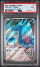 2025 Pokemon Dri En-Destined Rivals #194 Misty'S Lapras Illustration Rare PSA 9 on eBay