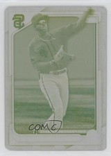 2024 Bowman Chrome Prospects Printing Plate Yellow 1/1 Rayner Arias 0i1b