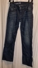 Hurley Jeans Men’s Relaxed Fit Dark Wash 33X35