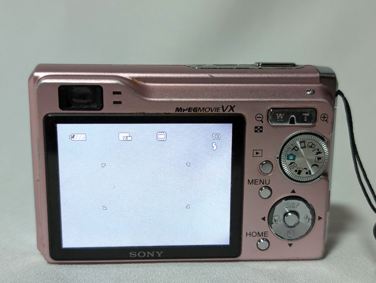 Japanese only Sony Cyber-shot DSC-W80 Digital Camera 7.2MP 3X Zoom