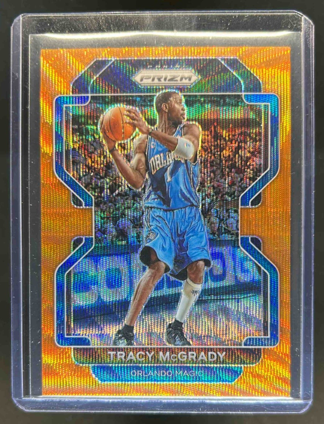 2021-22 Prizm Tracy McGrady Orange Wave #7/60 Magic