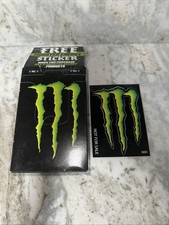 Monster Energy Claw Logo Decal 5 x3.75 LARGE STICKER Box of 100