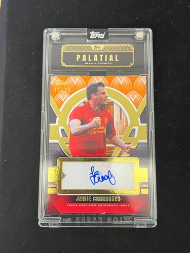 Carte Topps Liverpool 2024-25 Autographiée John Arne Riise - Palatial Montage Moments /15