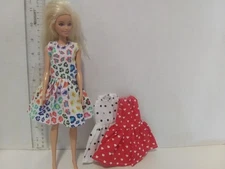 Doll Clothes Handmade to fit fashion doll 11.5"- Lot 0f 3--Dresses,-K10