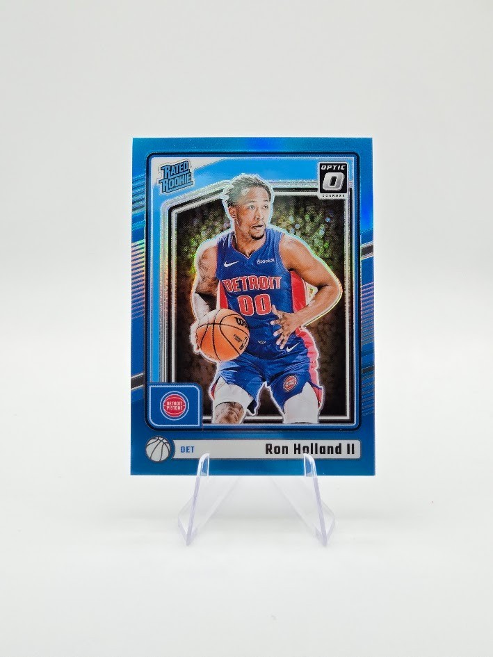 Ron Holland II 2024-25 Panini Donruss Optic RC Aqua SP /225 #291 Pistons