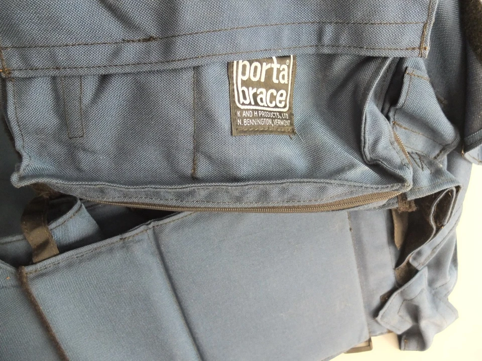 Porta Brace Professional Camera Backpack Bag Blue Pockets/Dividers/Strap - Image 2 of 4