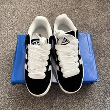 Image of Black and White Adidas Campus 00 Size 6 Trainers Sneakers Shoes