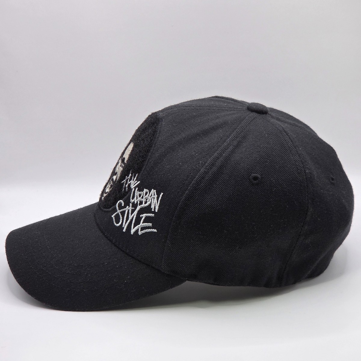 Rare 90s Streetwear Afro-Character Patch Cap - Urban Graffiti Art