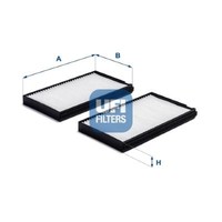 UFI 53.394.00 Filter, Innenraumluft FüR Hyundai