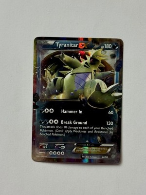 Pokémon TCG Tyranitar EX 42/98 Ancient Origins UR Holo EN 180HP