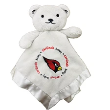 Baby Fanatic Lovey Arizona Cardinals Bear Plush Security Blanket Satin Trim