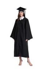 Unisex Matte Graduation Cap and Gown 2025 Tassel Set for High School College...