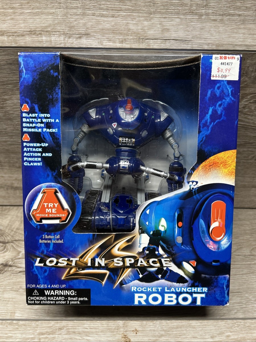 LOST IN SPACE 1997 Trendmasters ROCKET LAUNCHER ROBOT with Movie Sounds