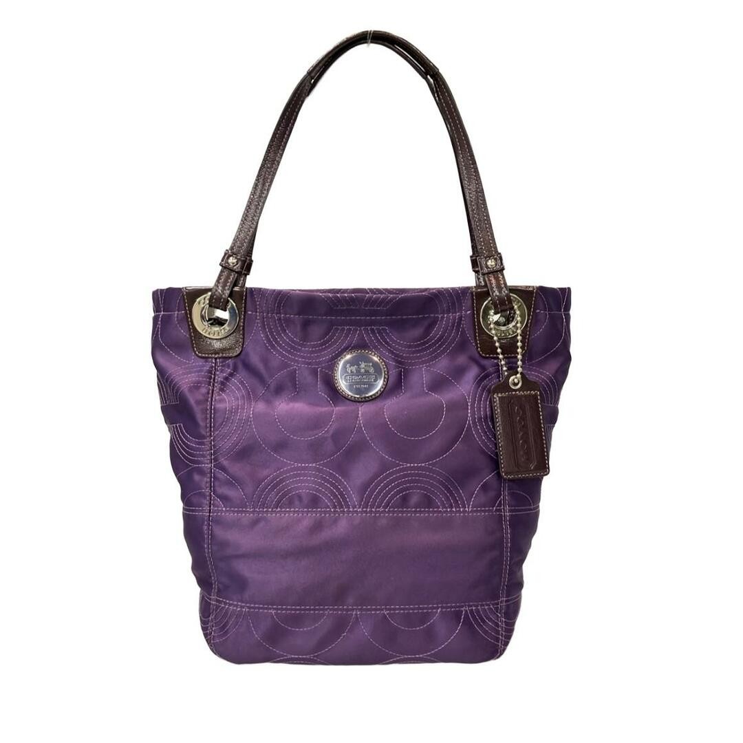 Coach Optart 14276 Ladies Tote Bag with Moulded Damage Details