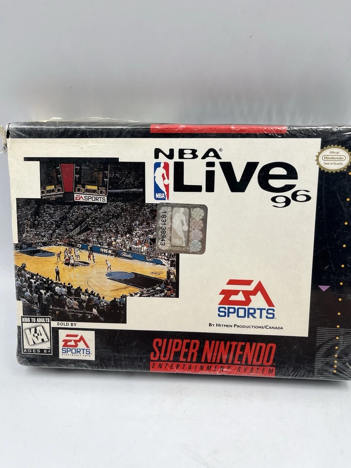 Brand New - NBA Live 96’ - Super Nintendo SNES EA - Factory Sealed - Image 2 of 4