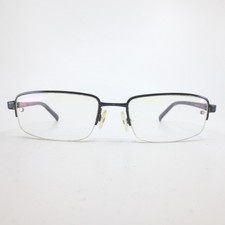 NRG Max Flex G653 Black Grey Semi Rimless Eyeglass Frames 52-17-135 #2