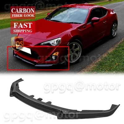 For Toyota GT86 FT86 Scion FR-S 2012-2016 Glossy Black GT Style Front Bumper Lip