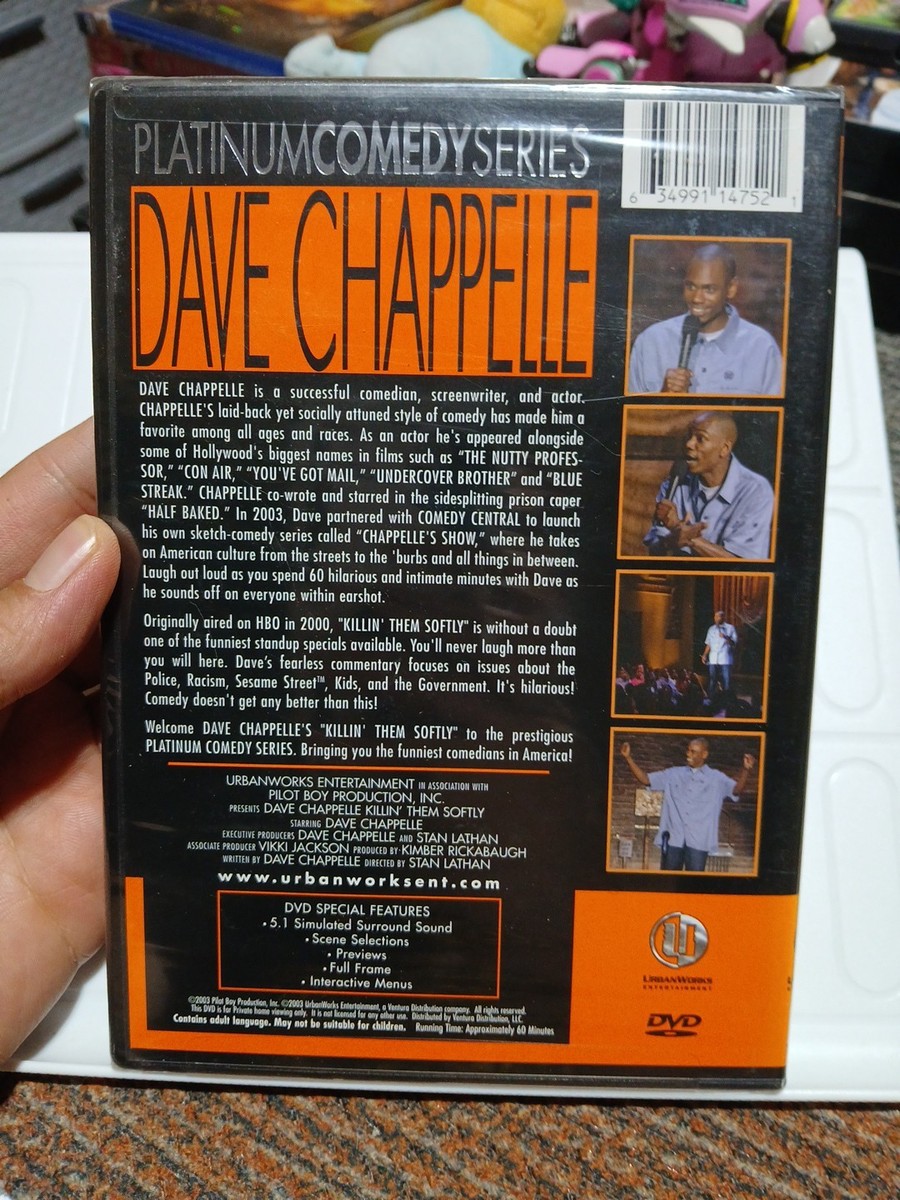 DAVE CHAPPELLE Killin Them Softly platinum comedy series DVD stand up NEW SEALED View 3