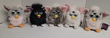 VINTAGE FURBY Lot Mixed Spotted White Gray Black w/Tags 70-800 NONWORKING/PARTS