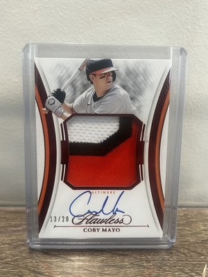 2025 Flawless Coby Mayo Patch Auto 13/20 Baltimore Orioles 