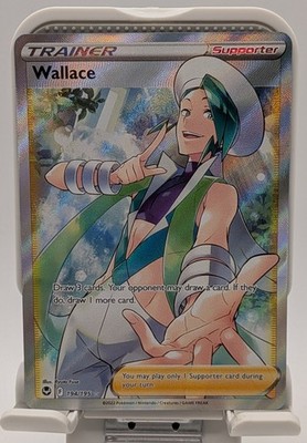 Pokémon TCG Wallace (Full Art) Silver Tempest 194/195 Holo Ultra Rare NM