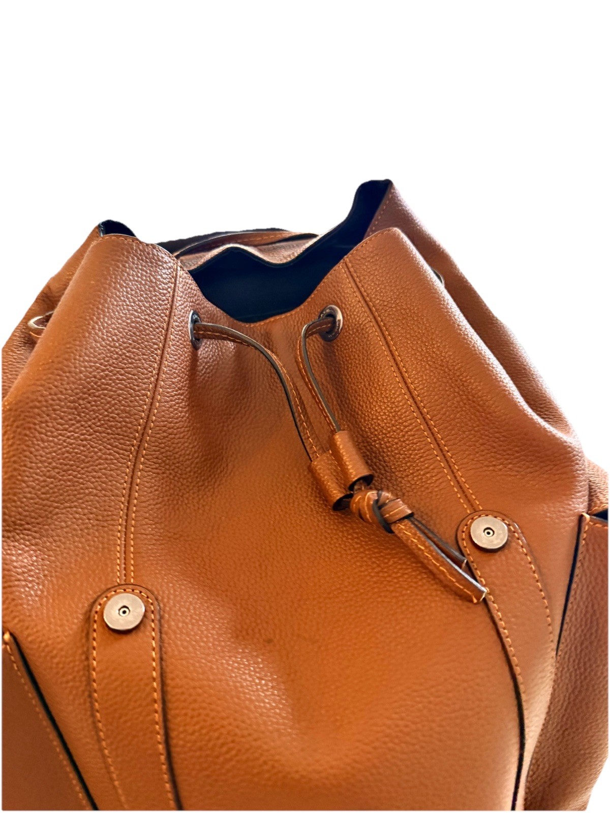 Coach Brown Backpack Drawstring Buckle Outer Pock… - image 6