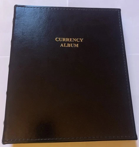Lighthouse Currency Album W/ 15 Pages For Certified Bills