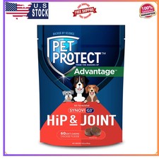 Synovi G3 Hip and Joint Supplement for Dogs 60 Soft Chews Vet Formulated Chicken