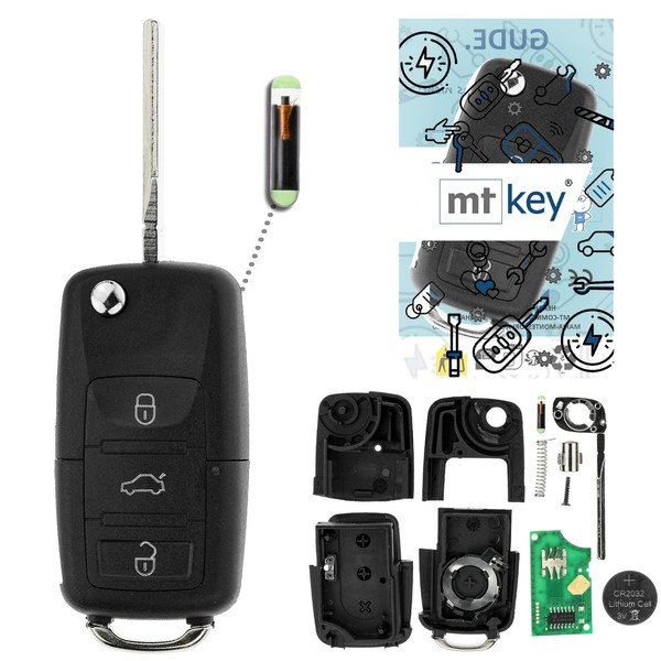 Funk SchlüSsel 434MHZ ID48 FüR Skoda Fabia I 6Y 00-09 Octavia I 1U 1K0959753G-image