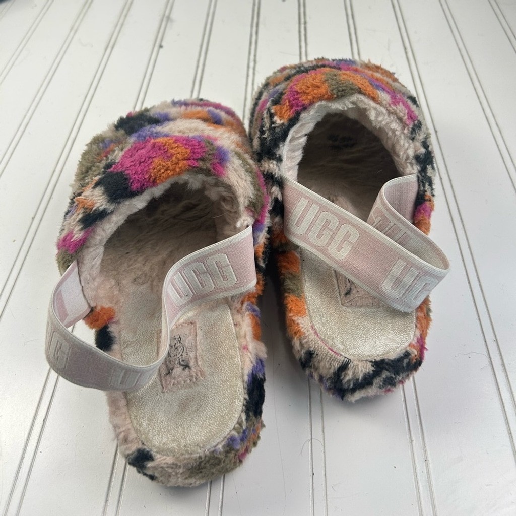 UGG Fluff Yeah Slingback Multicolor Slippers Wome… - image 5