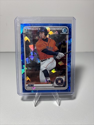 Jeremy Pena #BCP-61 2020 Bowman Chrome Prospects Sapphire card