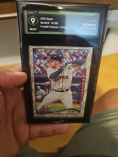 2014 Topps #579 Freddie Freeman Camo /99 Super Rare