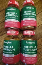 4 Fungies Tremella Mushroom Daily Pectin 60 Gummies in each exp 01/27 on lot