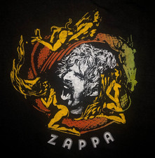 VTG Frank Zappa Concert T-shirt black Short sleeve All Sizes