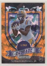 2021 Panini Prizm Draft Picks Crusade Orange Ice Terrace Marshall Jr #180 0c2