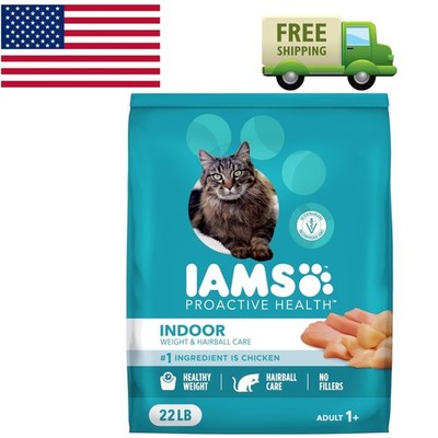 Proactive Health Dry Cat Food, Indoor Weight and Hairball Care Cat Food Dry R...