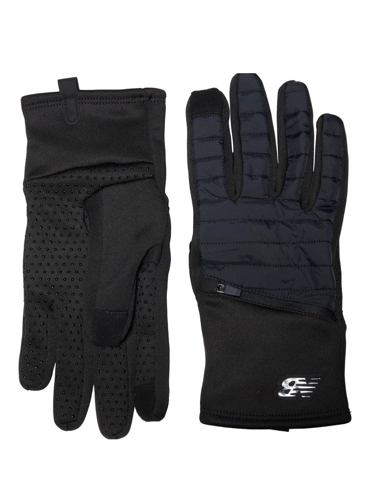 New Balance Hybrid Sport Cold Running & Walk Glove Black Touchscreen Men L/ XL