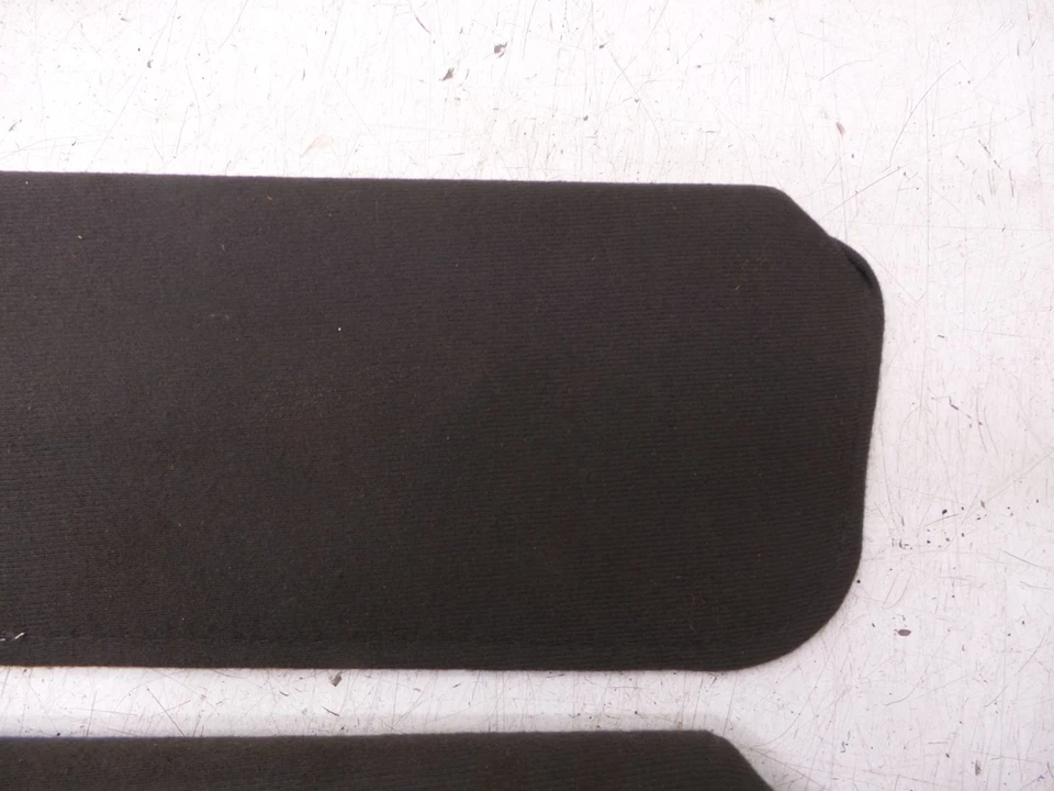 82-92 Camaro Firebird Sunvisor Sun Visor Visors Sunvisors Pair Black GM Original - Image 4 of 4