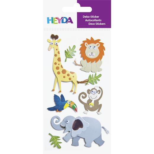 Heyda Layered Stickers - Zoo Animals
