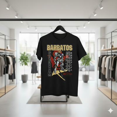 Barbatos Mecha Anime Warrior Graphic T Shirt - T601