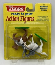 WATERLOO Prussian Cavalry - 2 cavaliers 54 mm - Timpo/Lone Star 43514 - Neuf