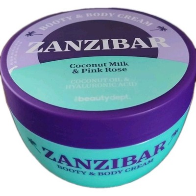 BOOTY & BODY CREAM ZANZIBAR COCONUT MILK & PINK ROSE