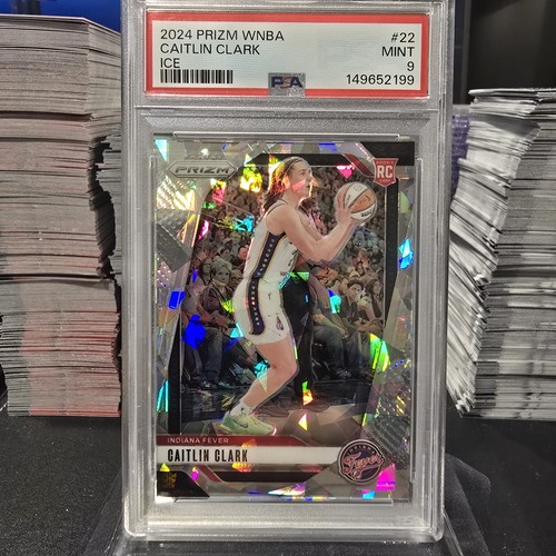 2024 Panini Prizm WNBA: Caitlin Clark Ice #22 (RC) PSA 9 🔥🔥🔥