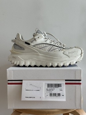 Moncler Grenoble Trailgrip GTX GORE-TEX White EU 40, With Box and Shoe Bag