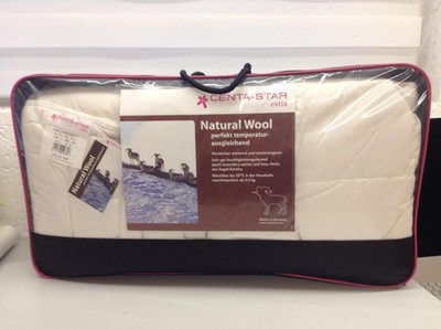 Centa-Star extra - Ganzjahresbett Natural Wool Solo 155x220 cm Argali-Wildschaf